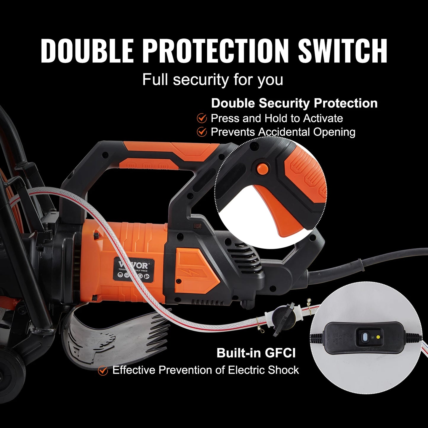 SucceBuy Electric Concrete Saw Wet Cutting Disk Cutter