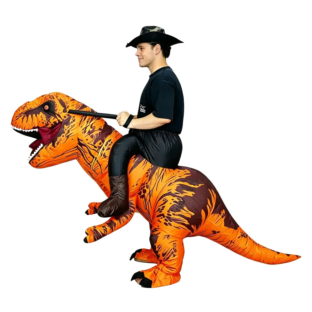 Inflatable Tyrannosaurus Rex Dinosaur Costume For Adult Cosplay