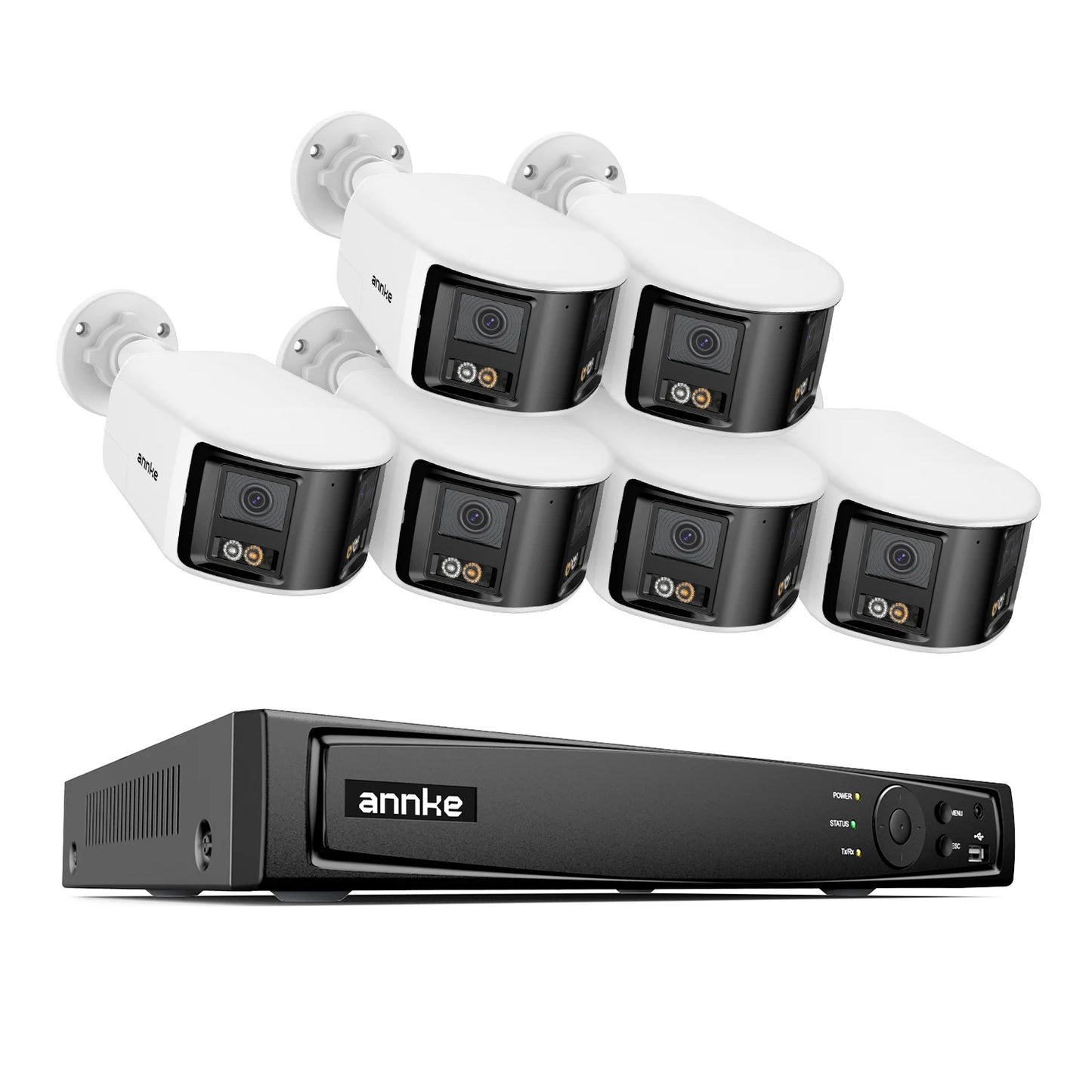 ANNKE 4K 8MP Panoramic Dual Lens Security Camera System