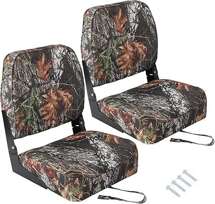 Low Back Fold Down Boat Seats For Fishing And Boating