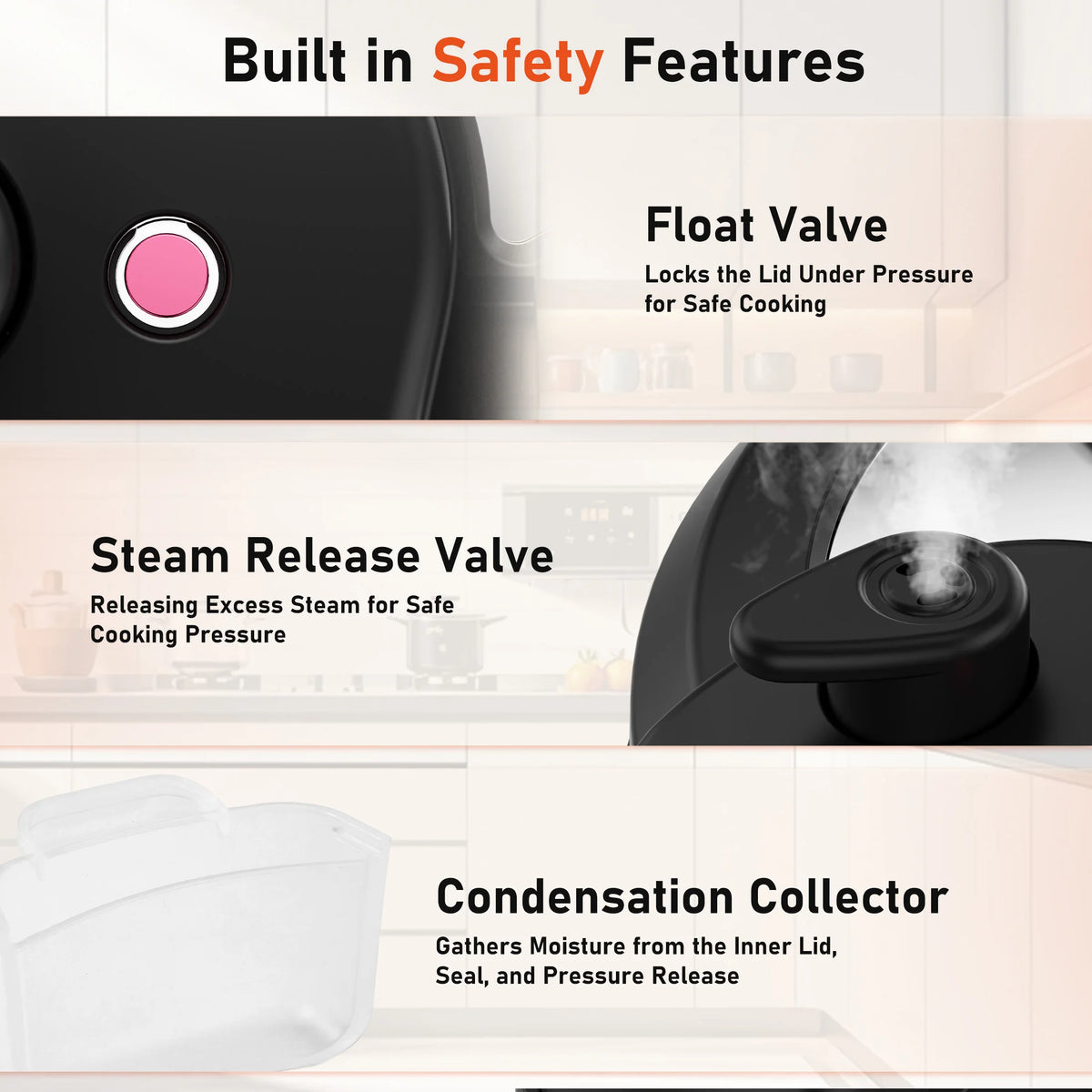 JHK 16-in-1 Electric Pressure Cooker Multi Cooker With Ceramic Pot