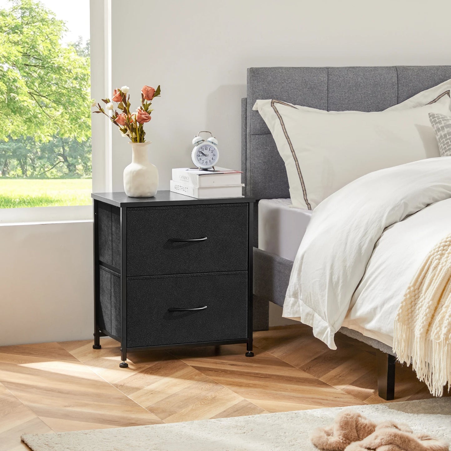 MCQ Living Room Storage Cabinet With Fabric Drawers