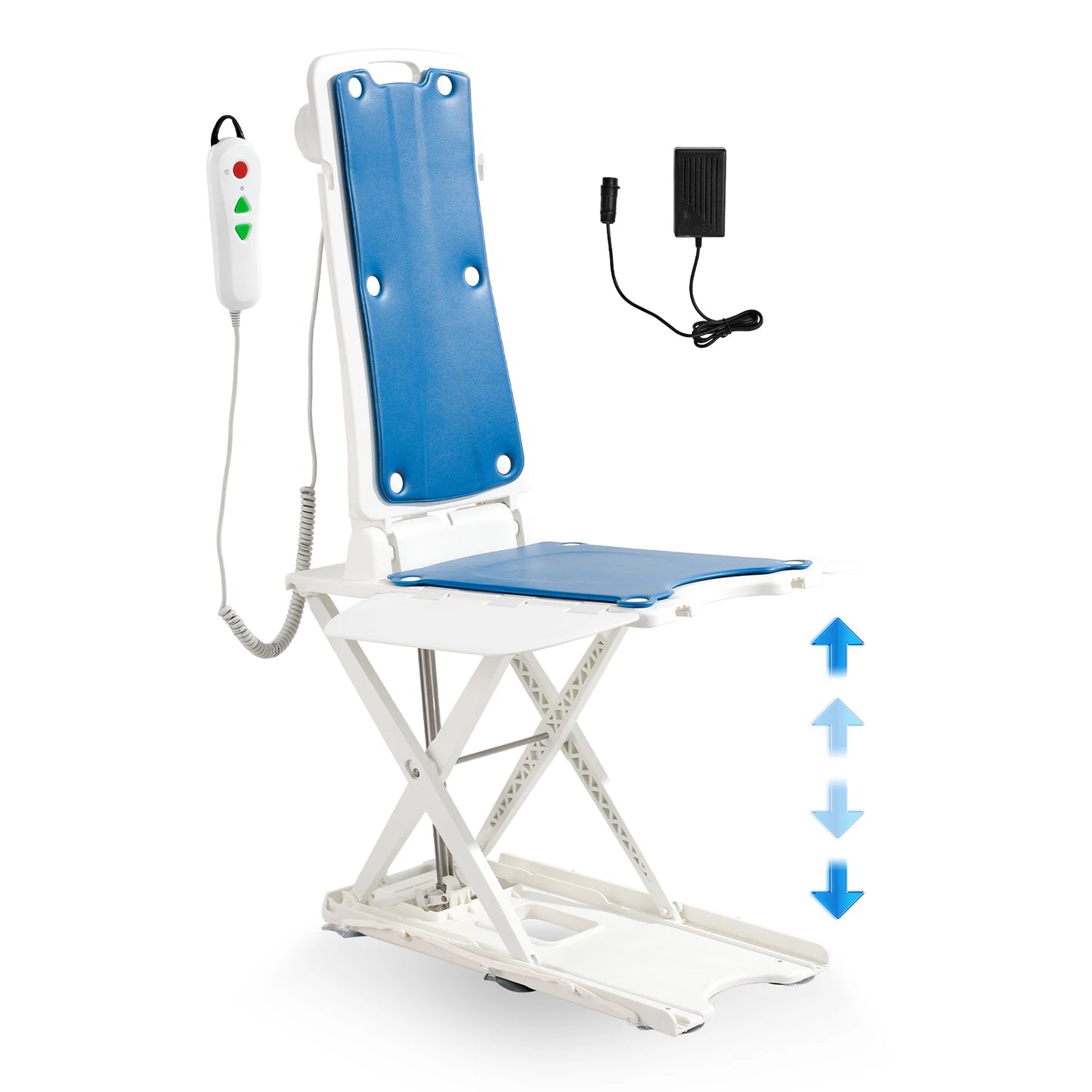 SucceBuy Electric Chair Lift For Seniors Height Adjustable 310lb Capacity
