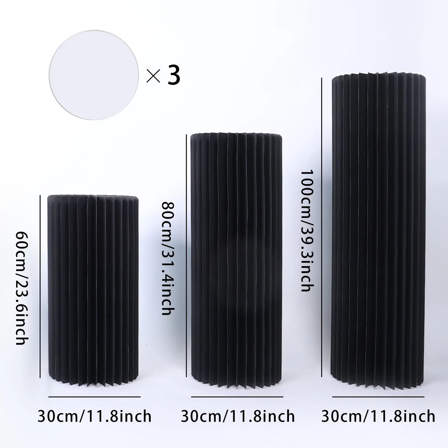 Round Pedestal Dessert Stand for Wedding Centerpieces and Vases