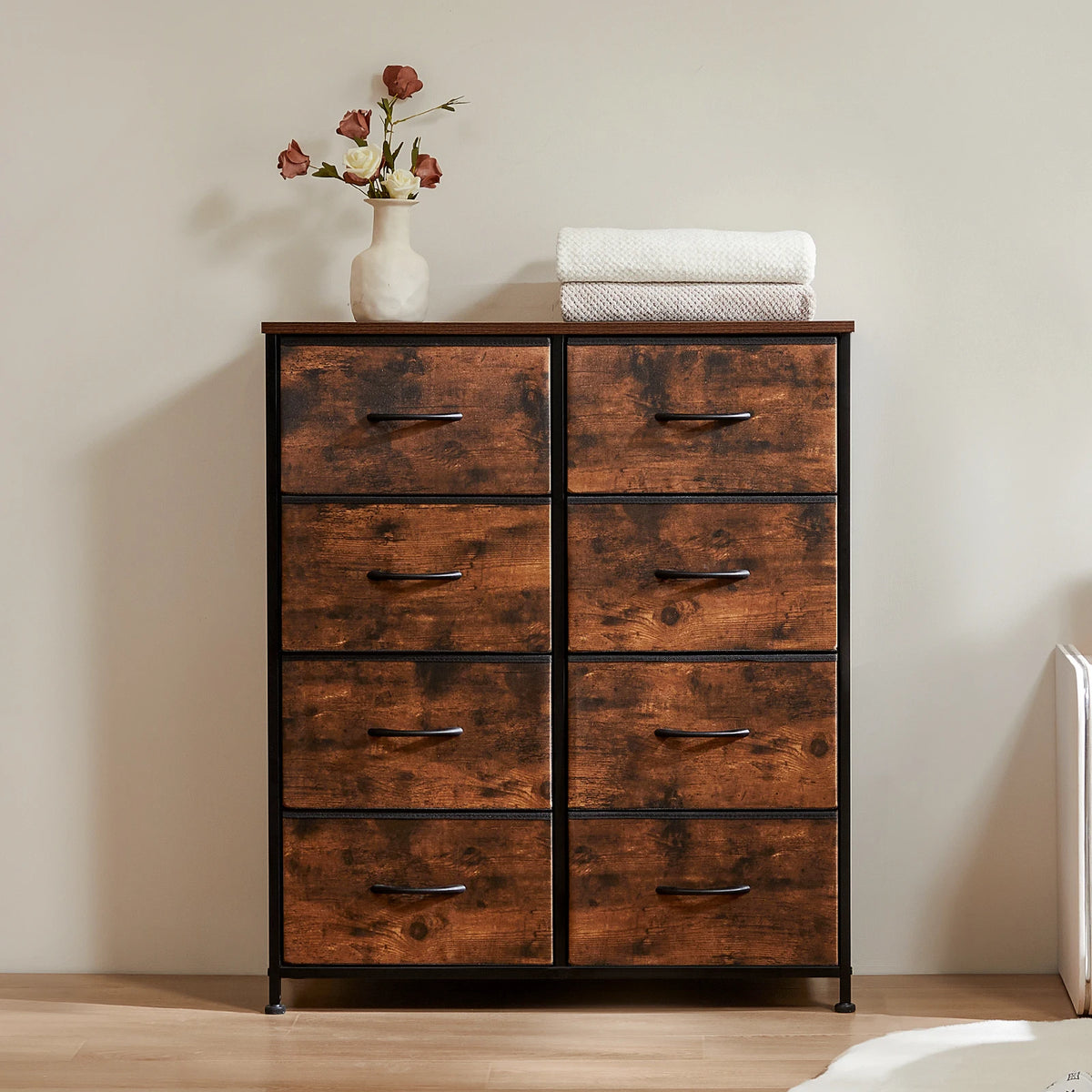 MCQ Modern Fabric Drawer Storage Cabinet for Living Room
