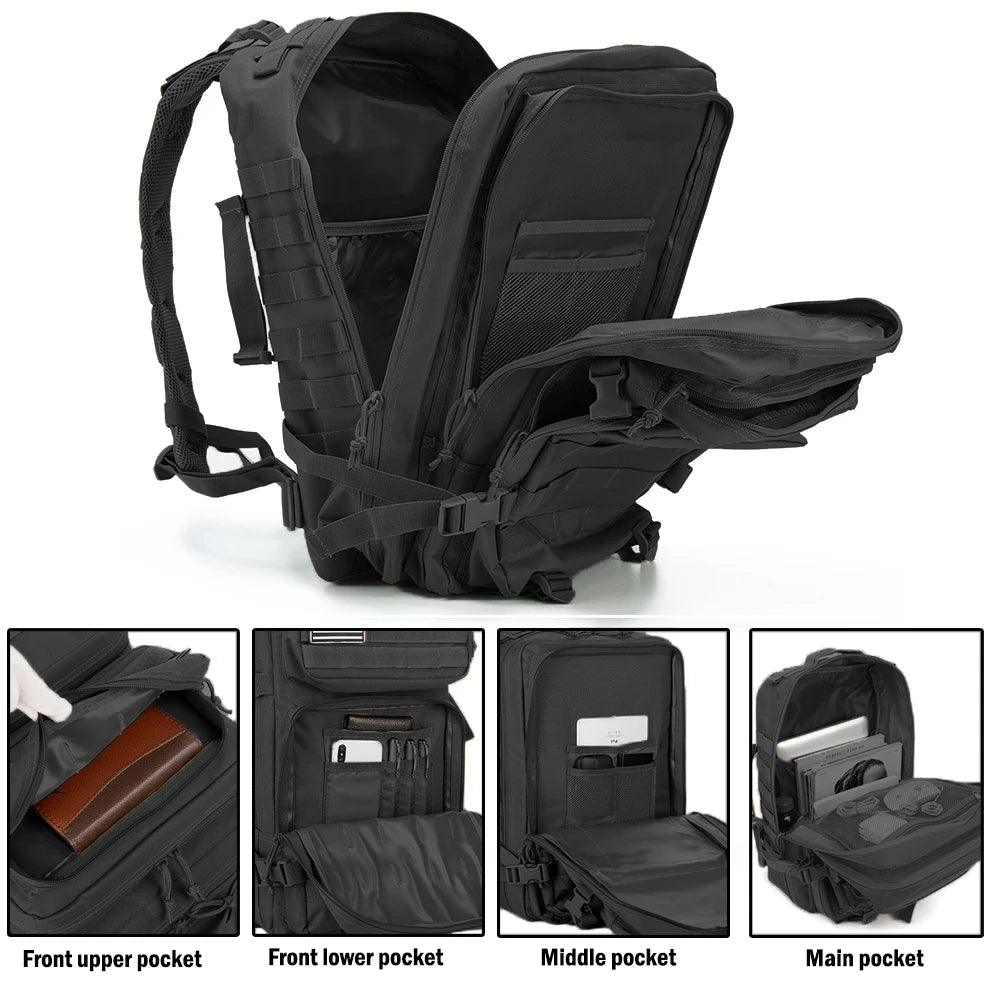 ReFire Gear Tactical Outdoor Hiking Backpack For Camping And Trekking