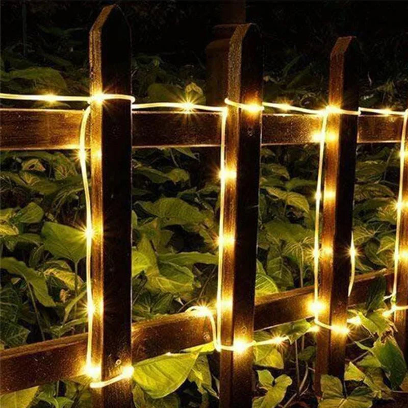 Solar Outdoor String Lights For Garden Parties And Holidays
