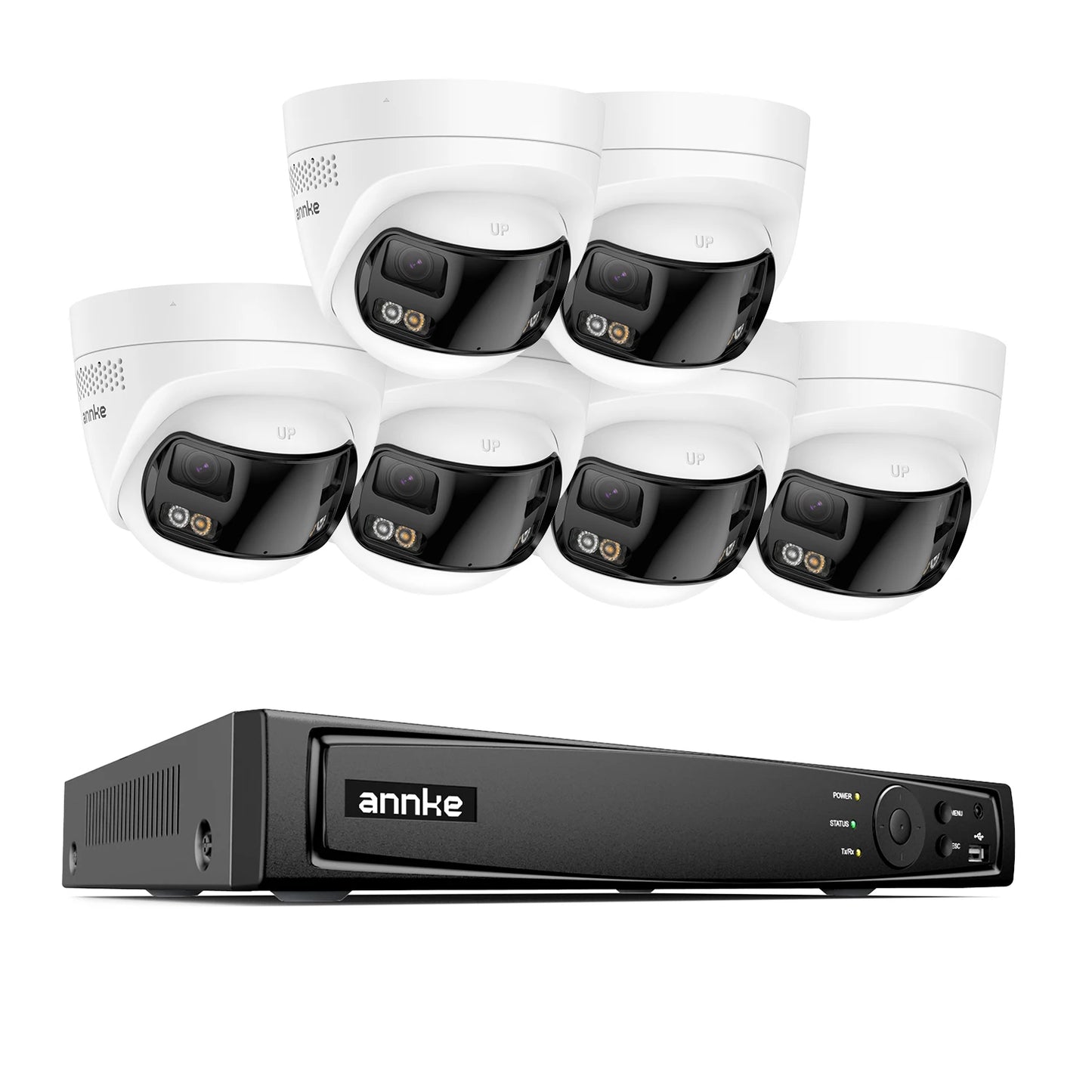 ANNKE 4K 8MP Panoramic Dual Lens Security Camera System