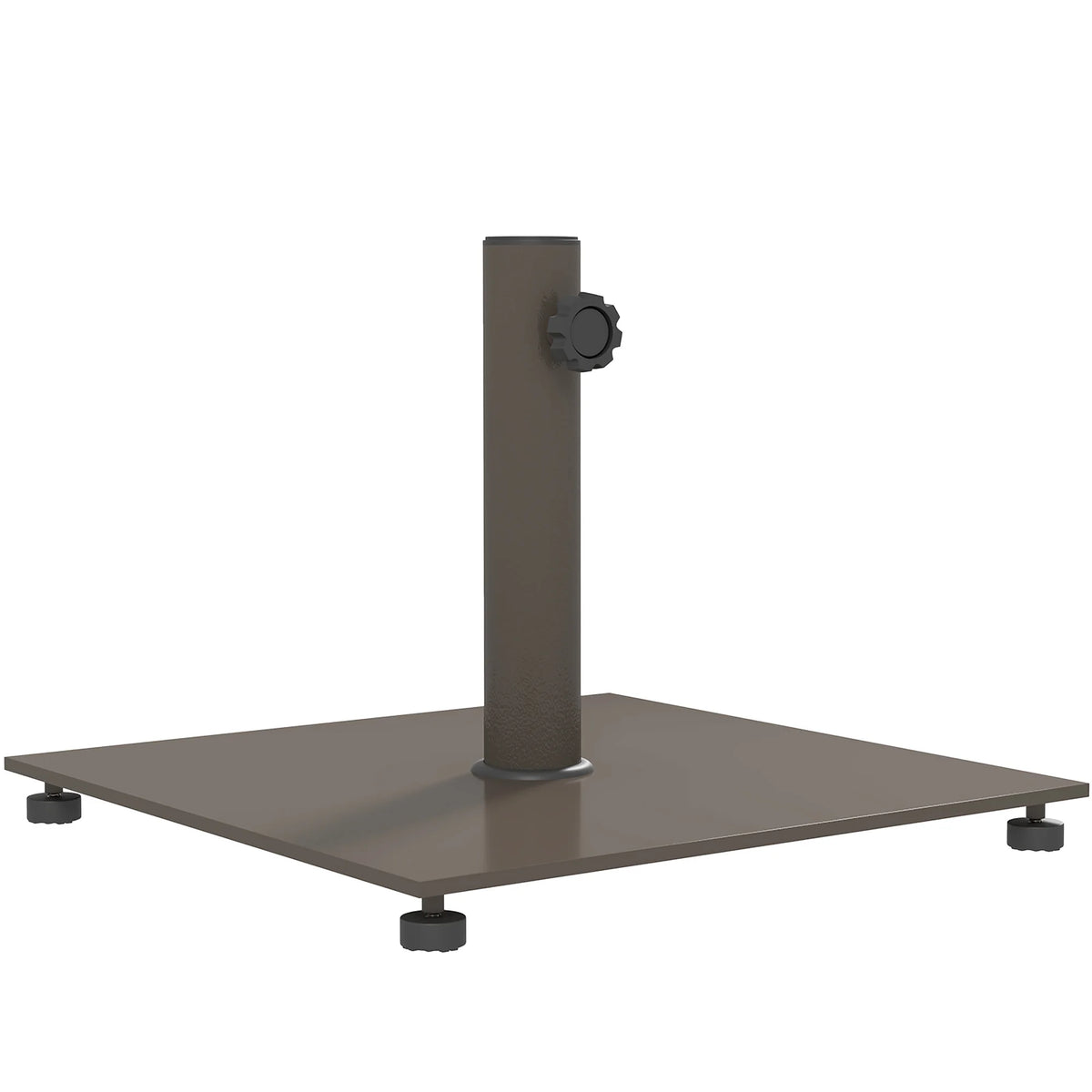 Outsunny Square Metal Patio Umbrella Base For Outdoor Use