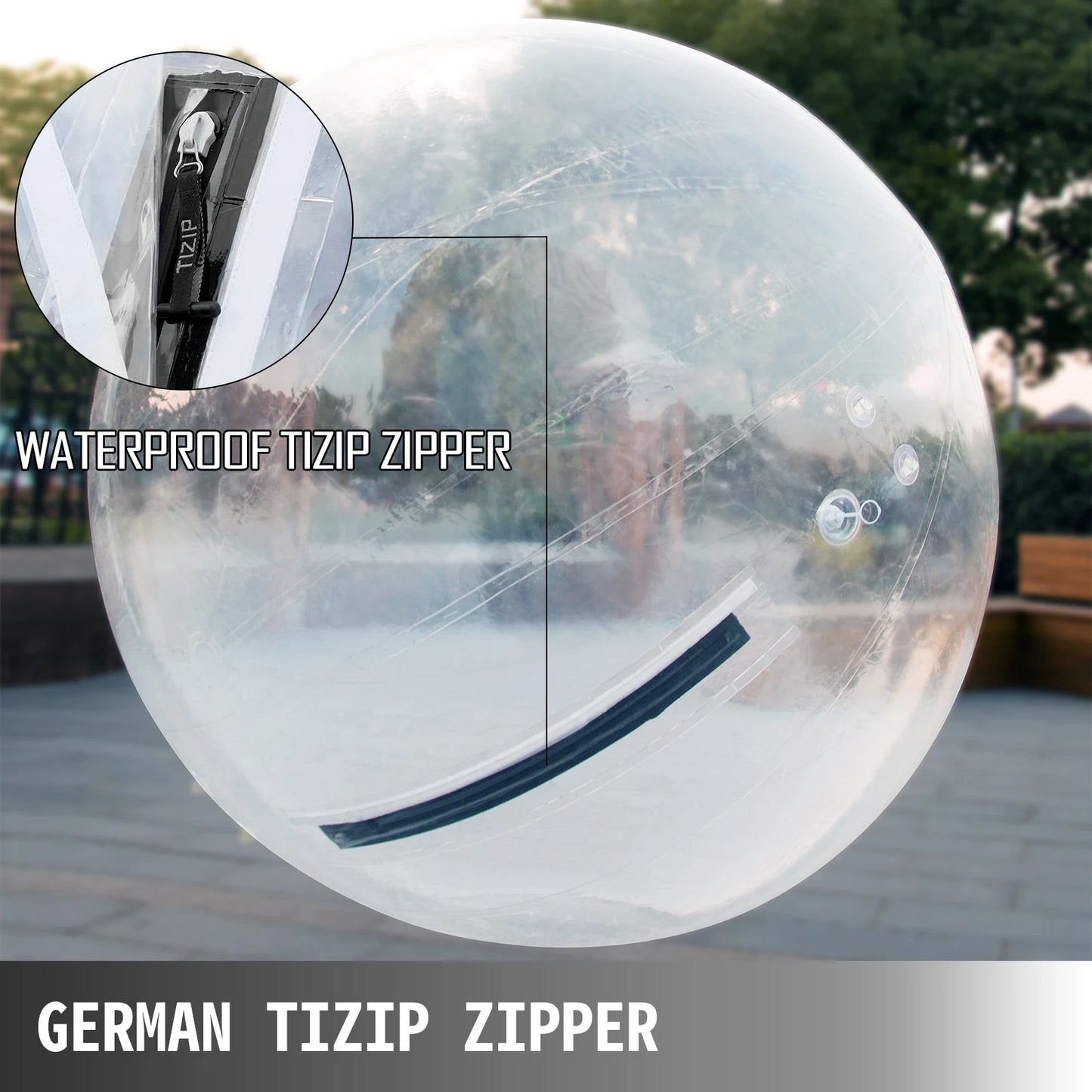 SucceBuy Water Walking Ball With Air Blower Pump PVC Zorb