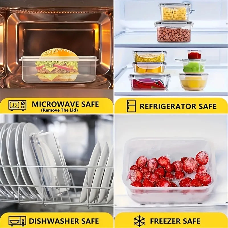 BPA-Free Food Storage Set With Airtight Containers And Lids