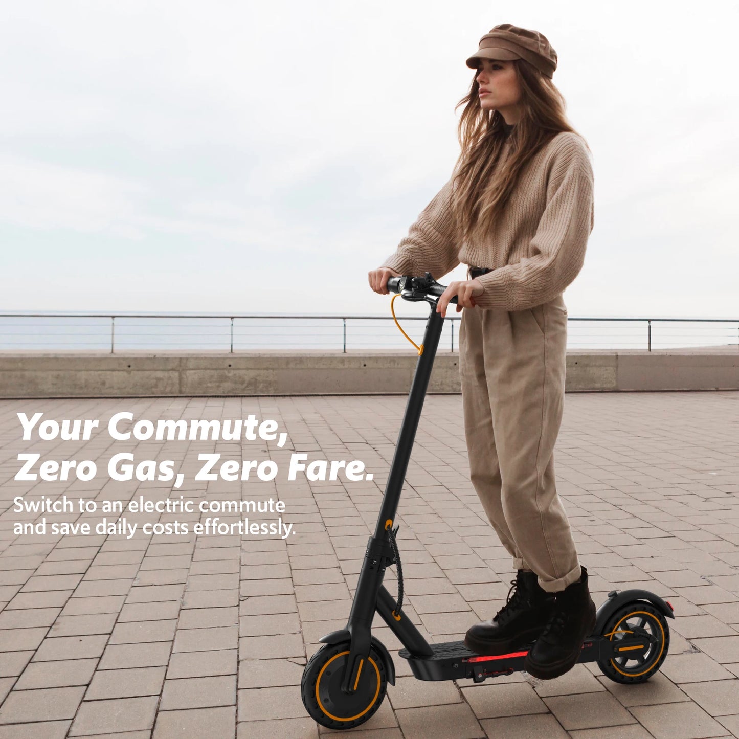 Osboo 550W Electric Scooter With Dual Suspension And 22 MPH