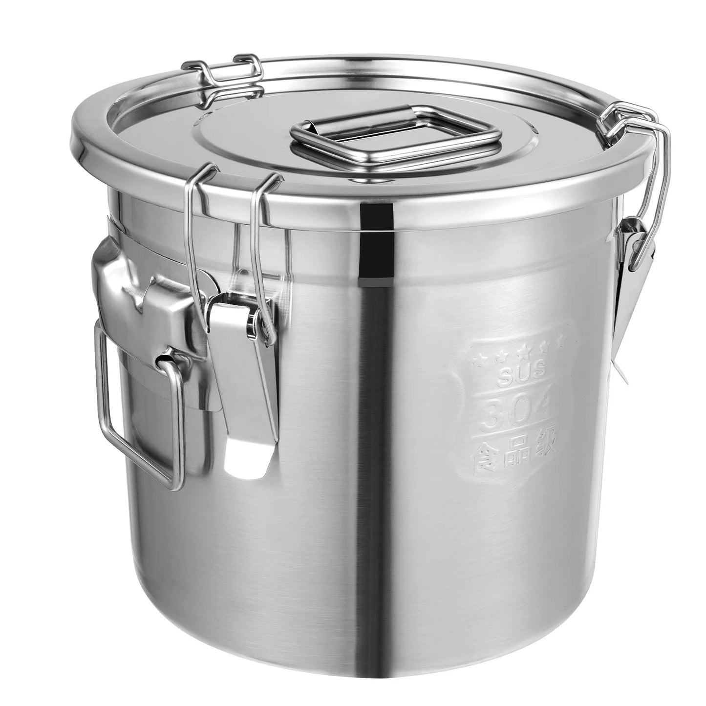 Bymaocar Stainless Steel Cereal Storage Container Airtight Durable