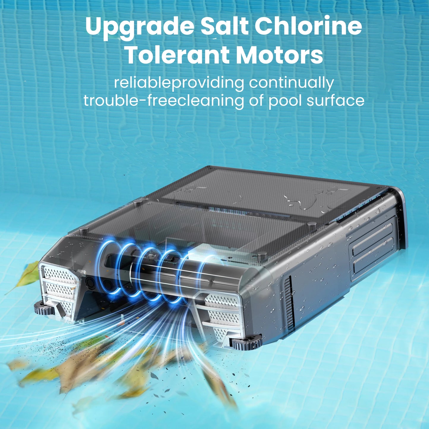 Vastorm Y80 Solar Robotic Pool Cleaner Cordless With Auto Docking