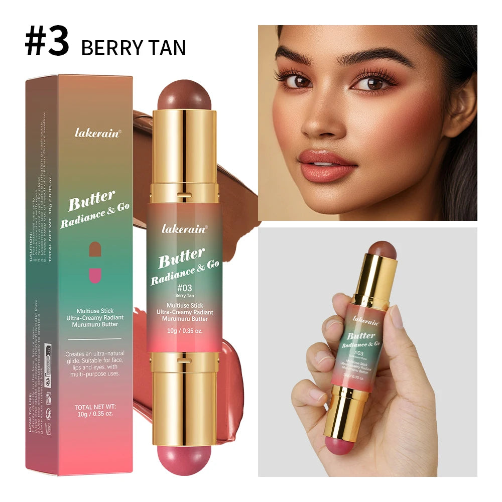 Ibcccndc Dual End Cream Blush And Bronzer Makeup Stick