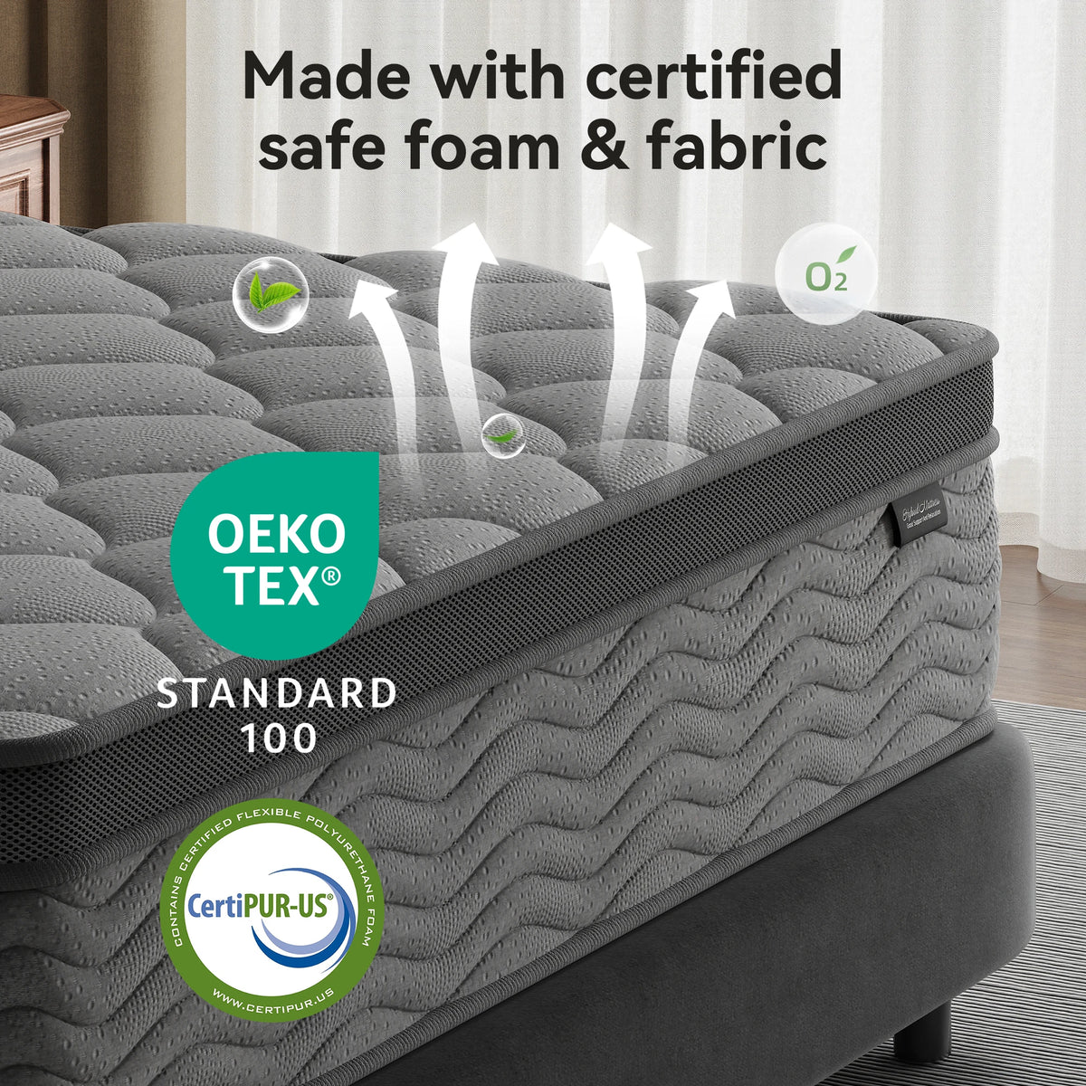 Carebody Hybrid Mattress With Pocket Springs And Motion Isolation