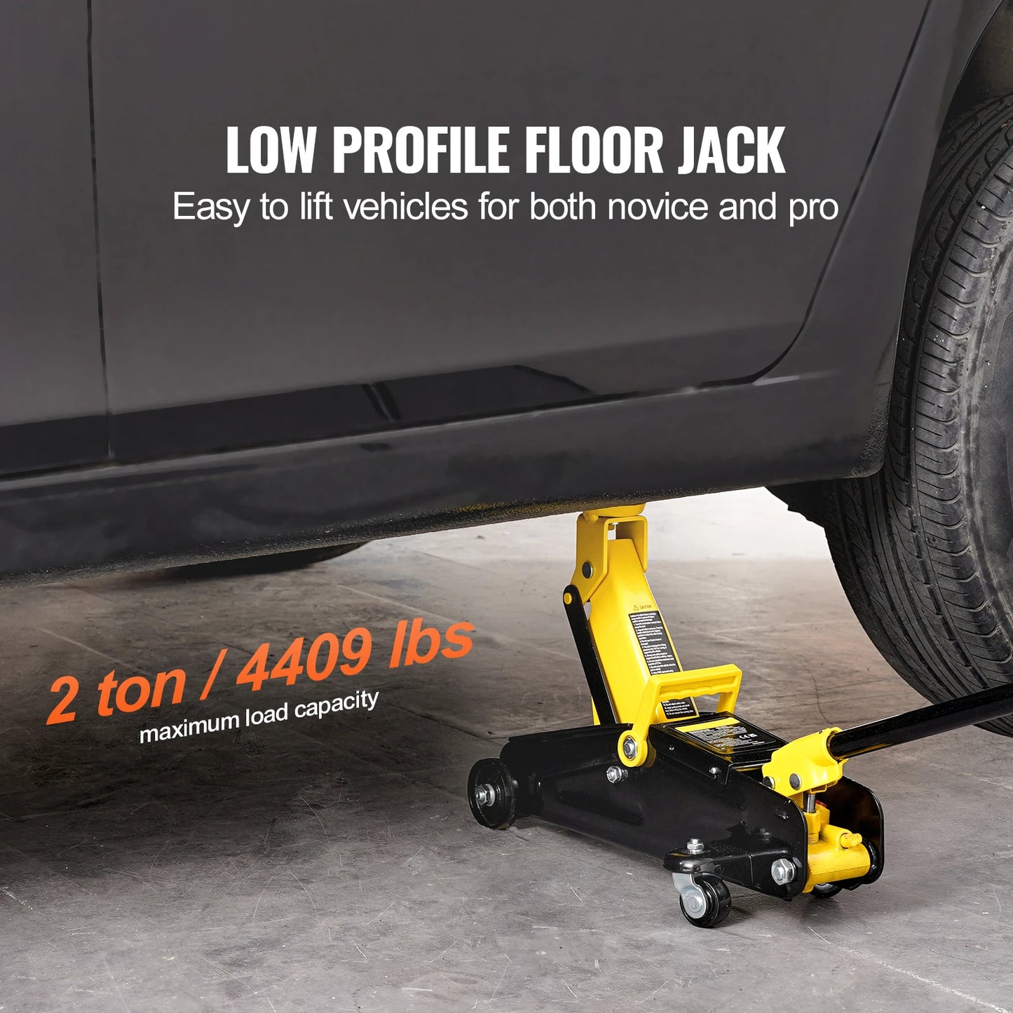 Succebuy Low Profile Floor Jack Heavy Duty Hydraulic Jack