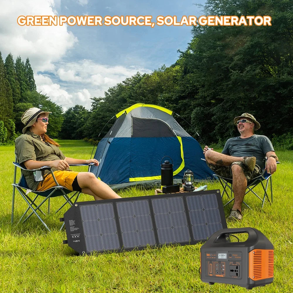 Jsdsolar 500W Portable Solar Power Station 110V 220V
