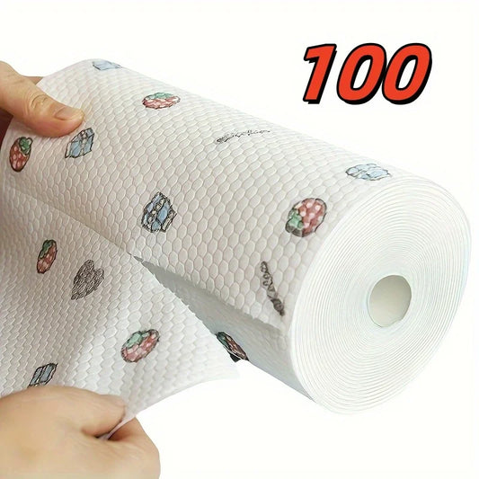 Thickened Absorbent Kitchen Dishcloth Paper Dry Wet Cleaning