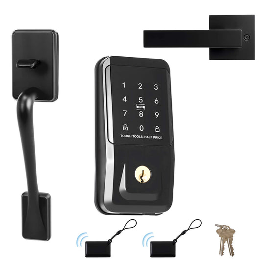 Keyless Entry Touchpad Door Lock Set With Ic Card Access
