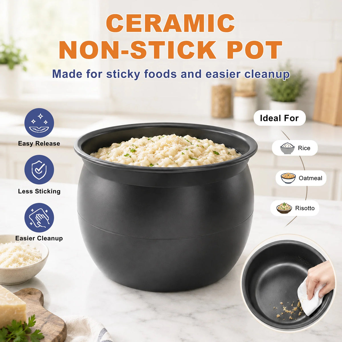 Carori Electric Pressure Cooker With Dual Pots And Preset Programs