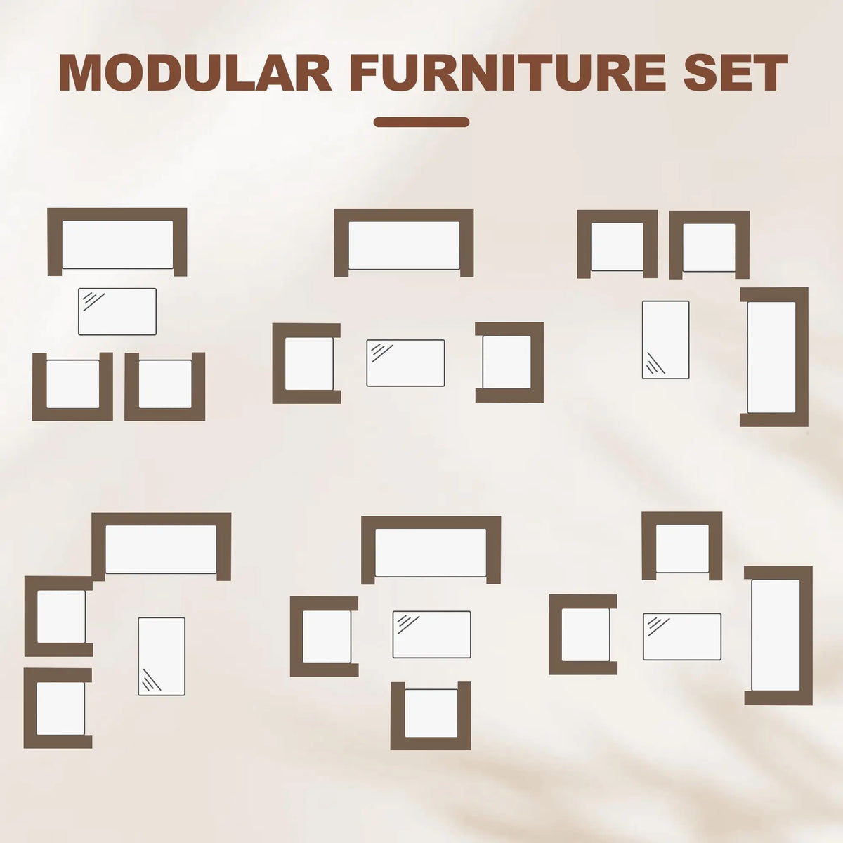 Himiss 4 Piece Outdoor Rattan Patio Furniture Set With Cushions