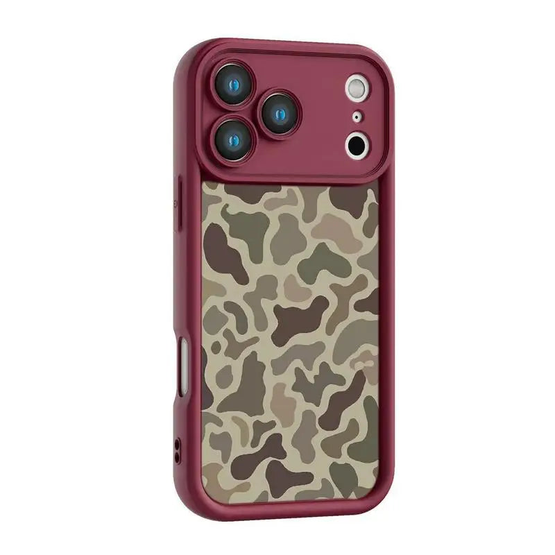 Camo Pattern Shockproof TPU Phone Case For iPhone Hunter Gift