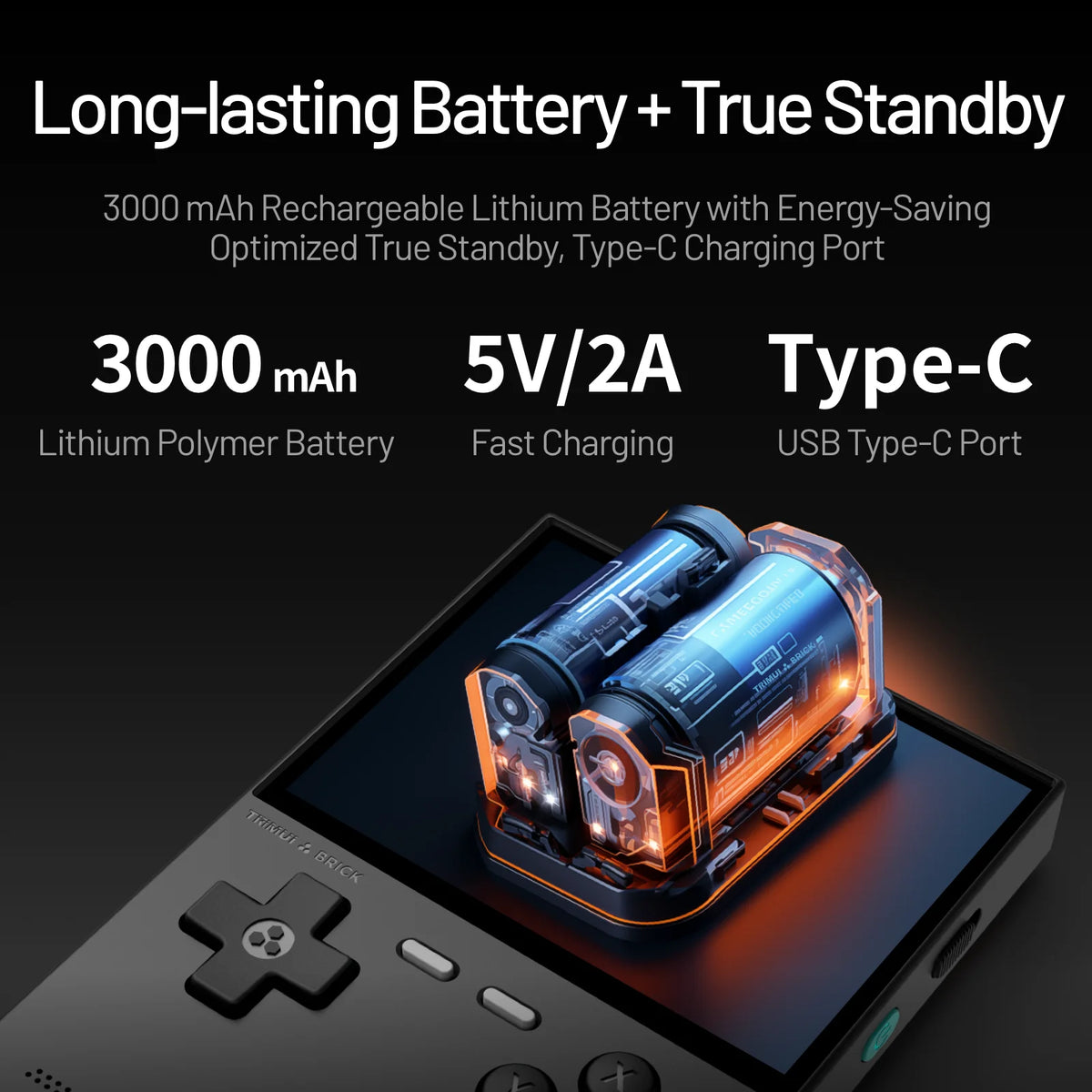 Trimui Brick Mini Retro Handheld Console Gaming Emulator