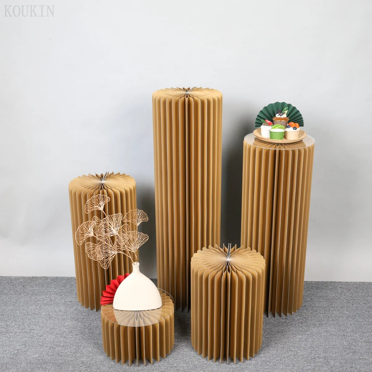 Round Pedestal Dessert Stand for Wedding Centerpieces and Vases