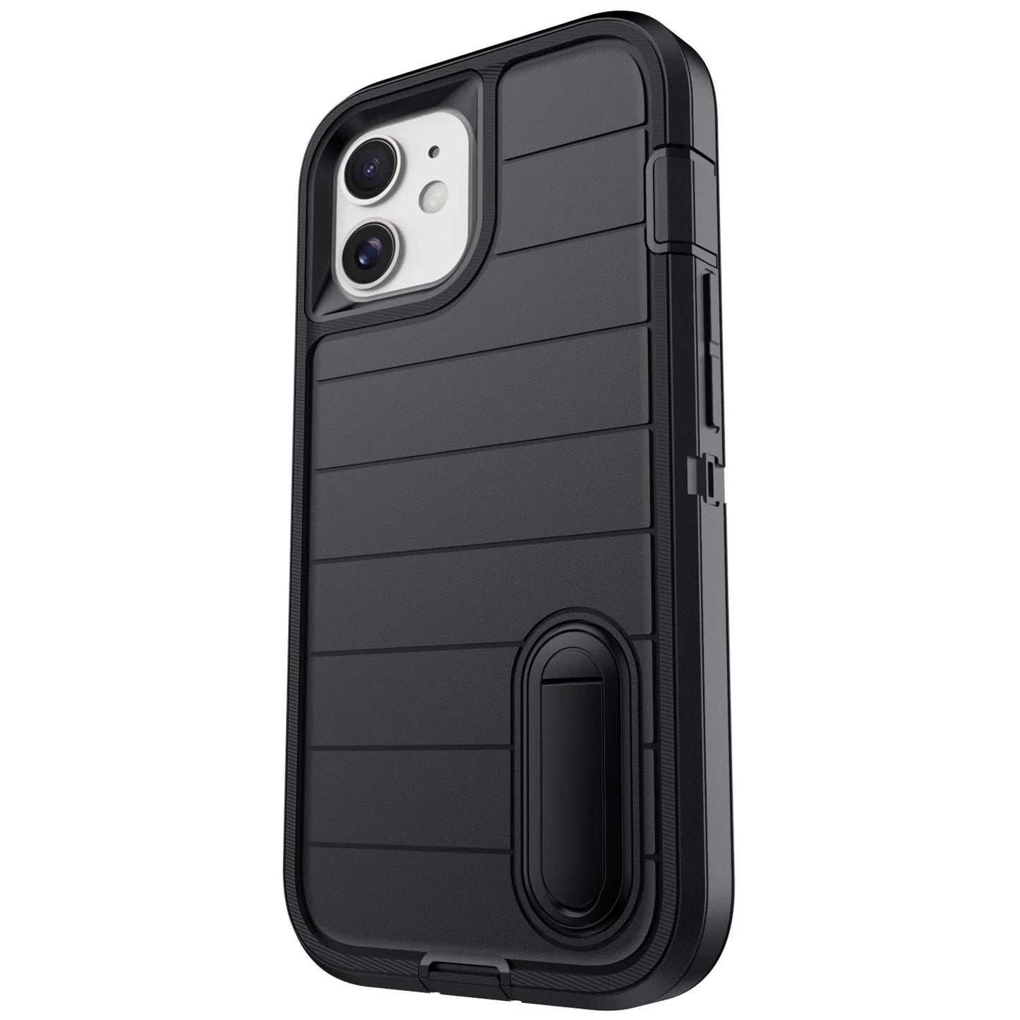Rugged Hybrid Shockproof Kickstand Case For iPhone Series