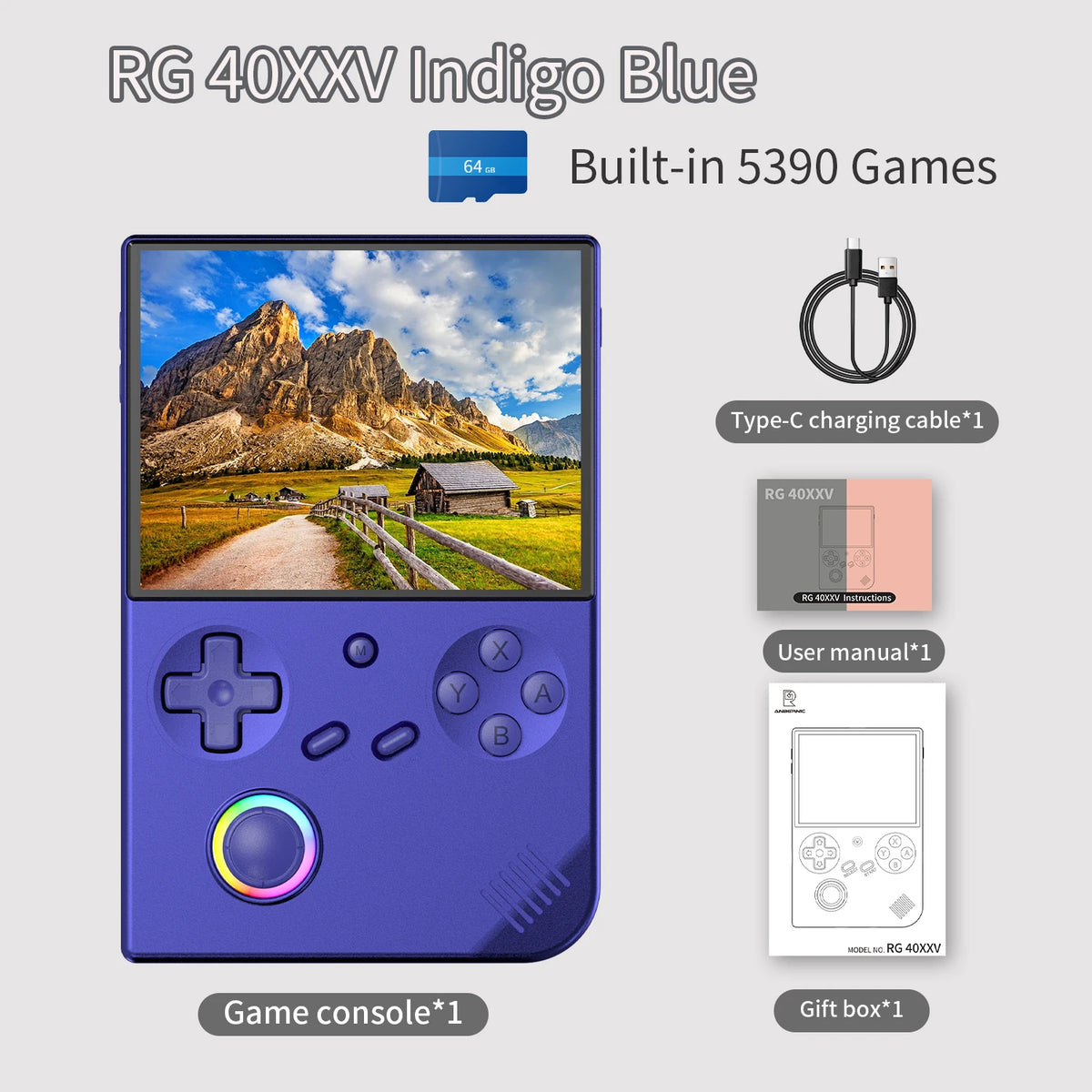 Anbernic RG40XXV Classic Retro Handheld Game Console