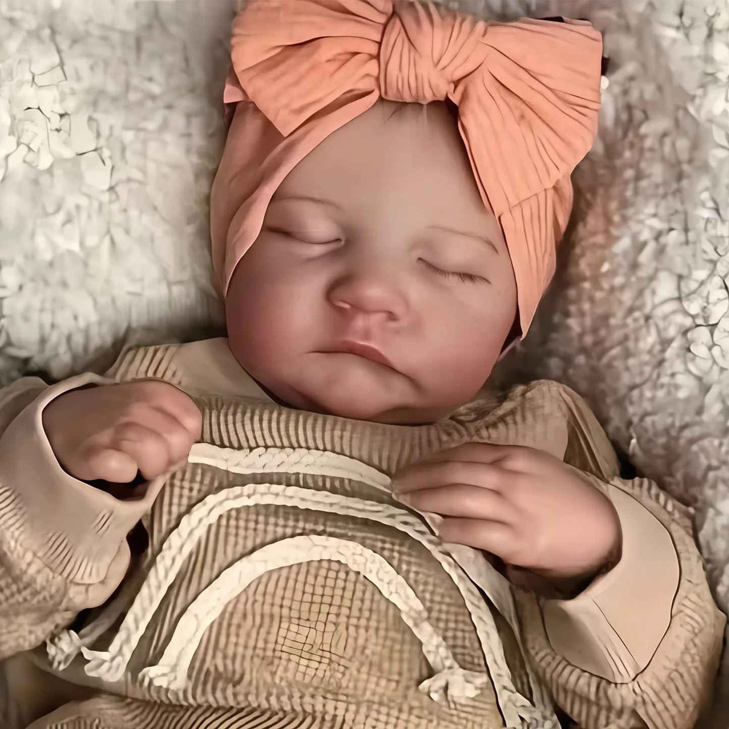 Risbecko Lifelike Reborn Doll Handmade With Vein Detail Vinyl Limbs