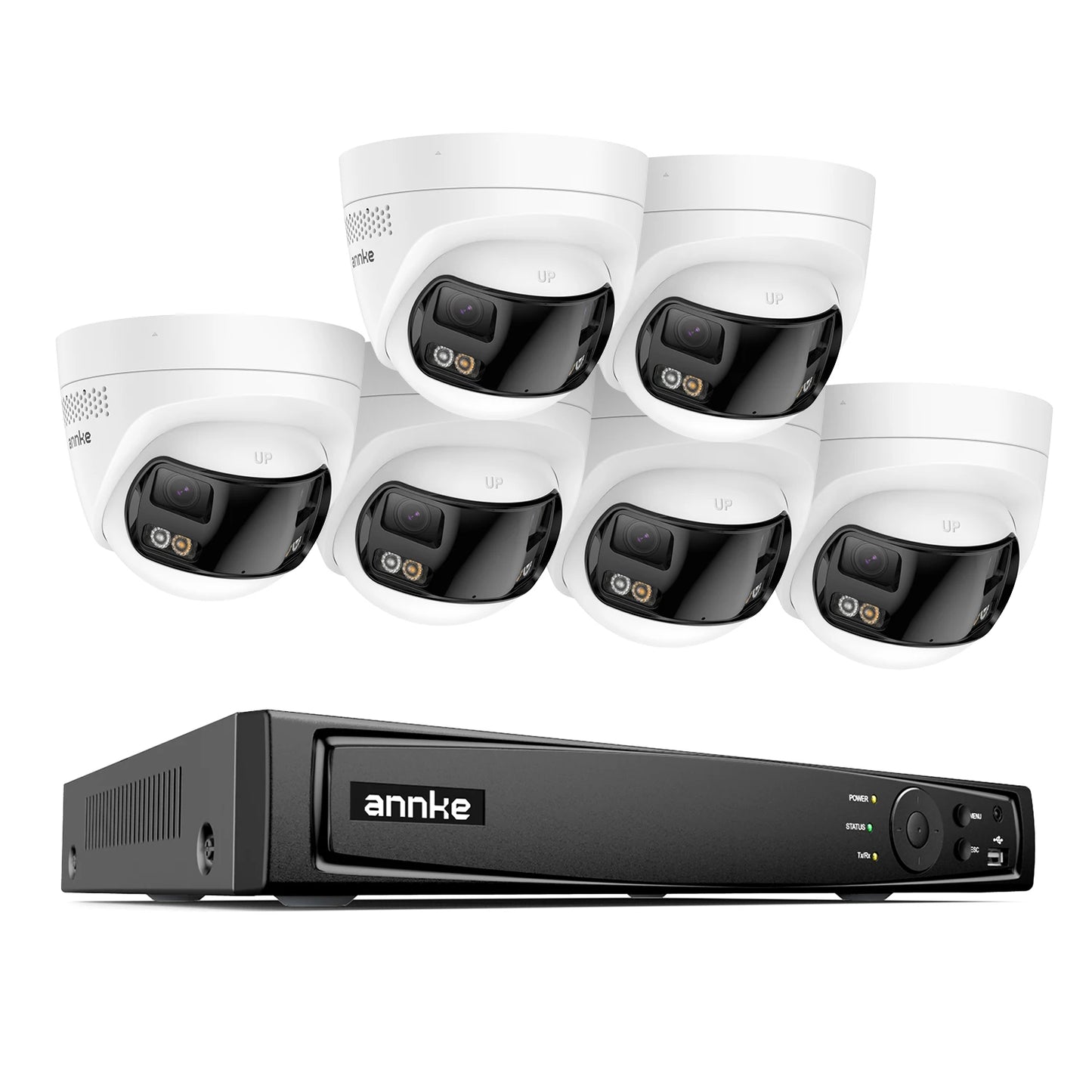 ANNKE 4K 8MP Panoramic Dual Lens Security Camera System