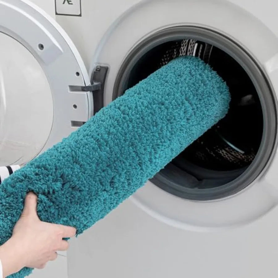 Soft Absorbent Microfiber Bath Rug Quick Dry Non Slip Design
