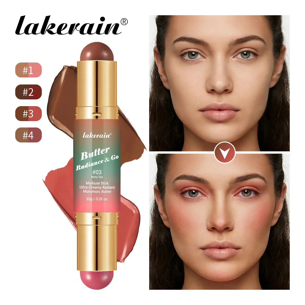 Ibcccndc Dual End Cream Blush And Bronzer Makeup Stick