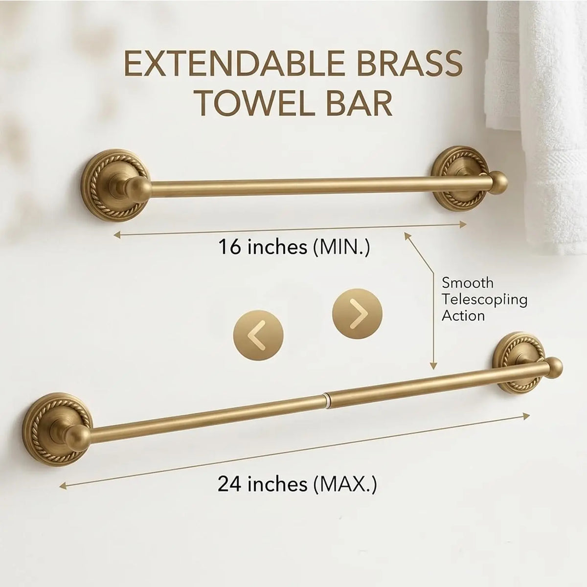 Vintage Four Piece Wall Mount Bathroom Hardware Accessories Set