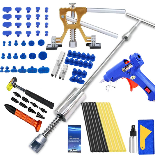 Paintless Dent Repair Tools Kit With Puller And Glue Tabs