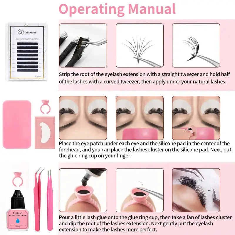 Professional Eyelash Extension Practice Kit for Beginner Artists