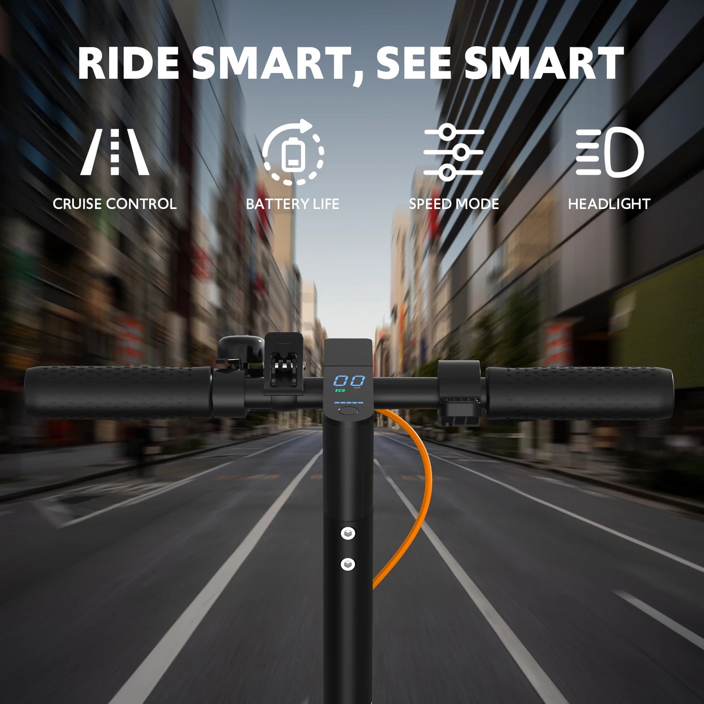 Osboo 550W Electric Scooter With Dual Suspension And 22 MPH