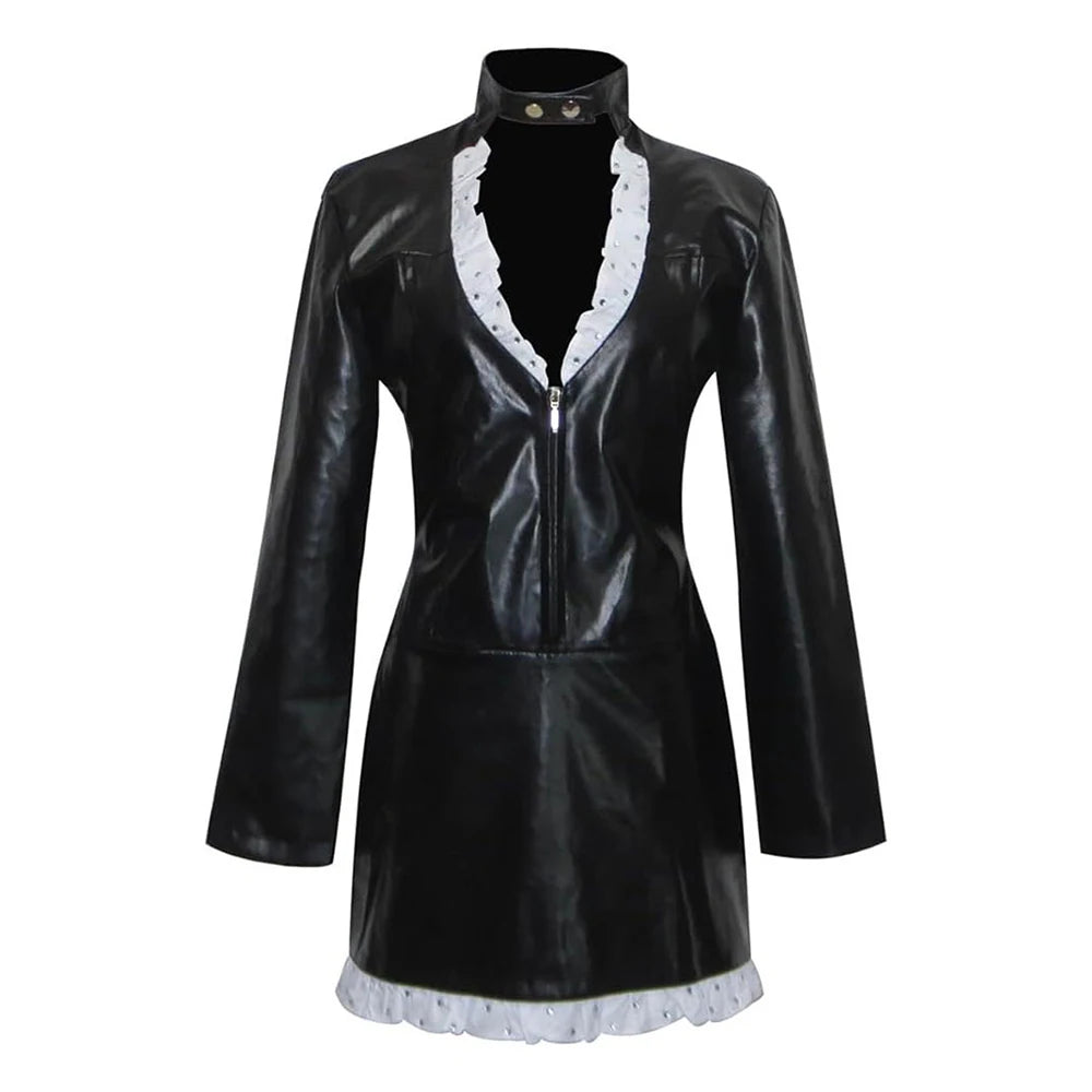Miccostumes Women's Deep V Cosplay Dress With Over Knee Socks