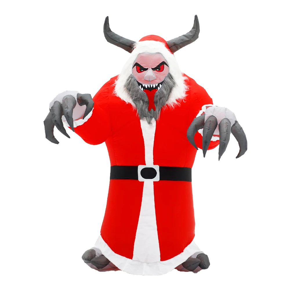 Inflatable Christmas Devil Ornament Mascot For Holiday Parties