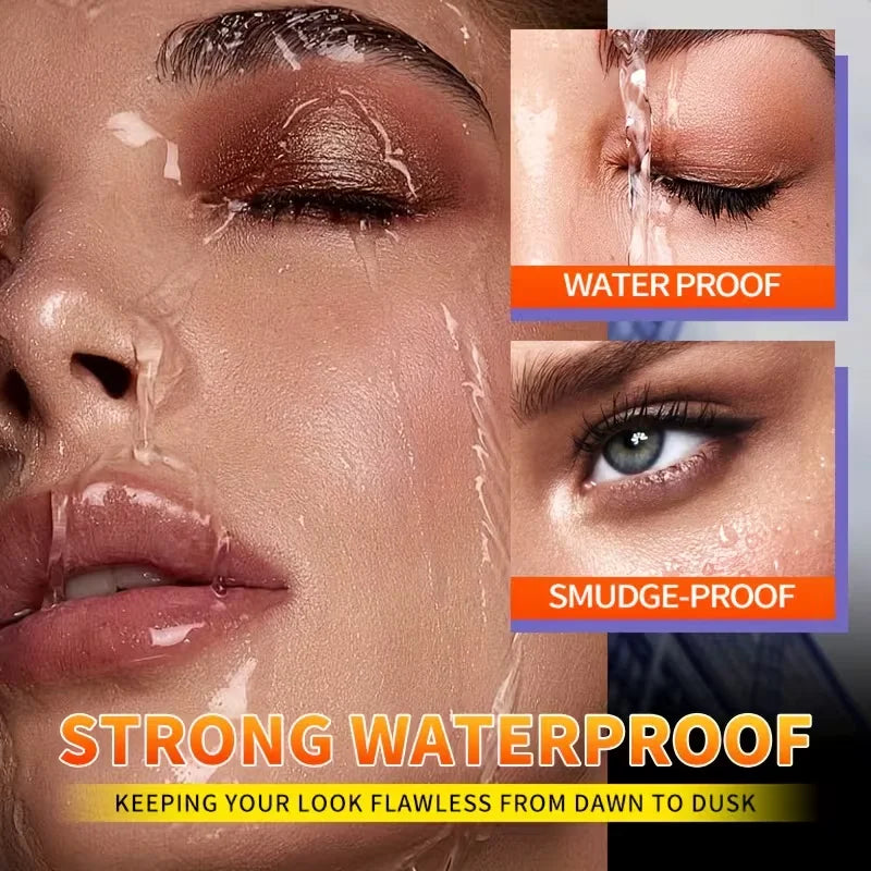 3-Pack Volumizing Mascara Set With Waterproof Long-Lasting Lashes
