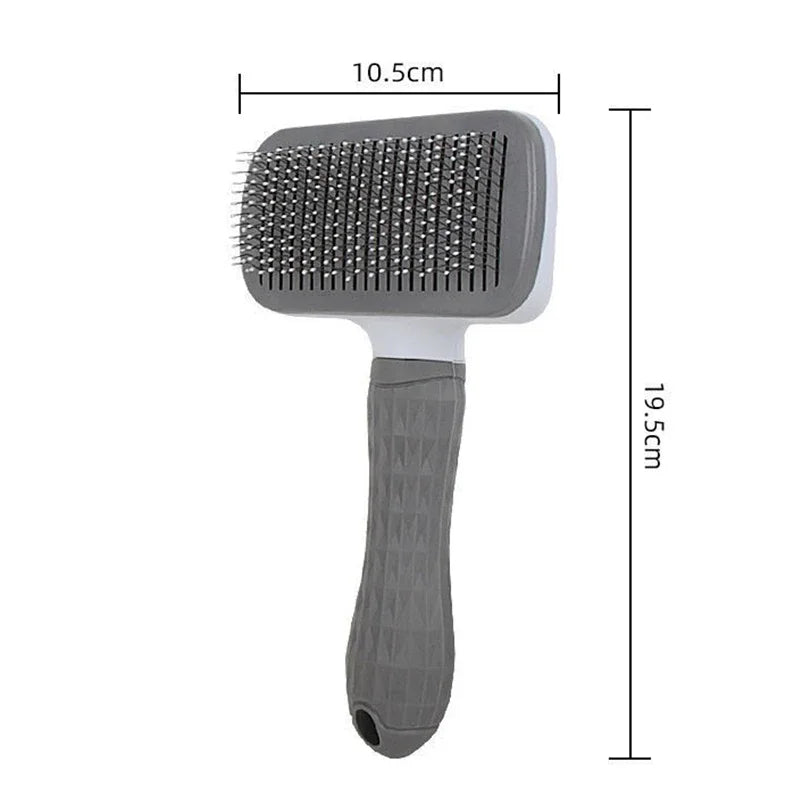 Self Cleaning Grooming Brush For Long Haired Dogs And Cats