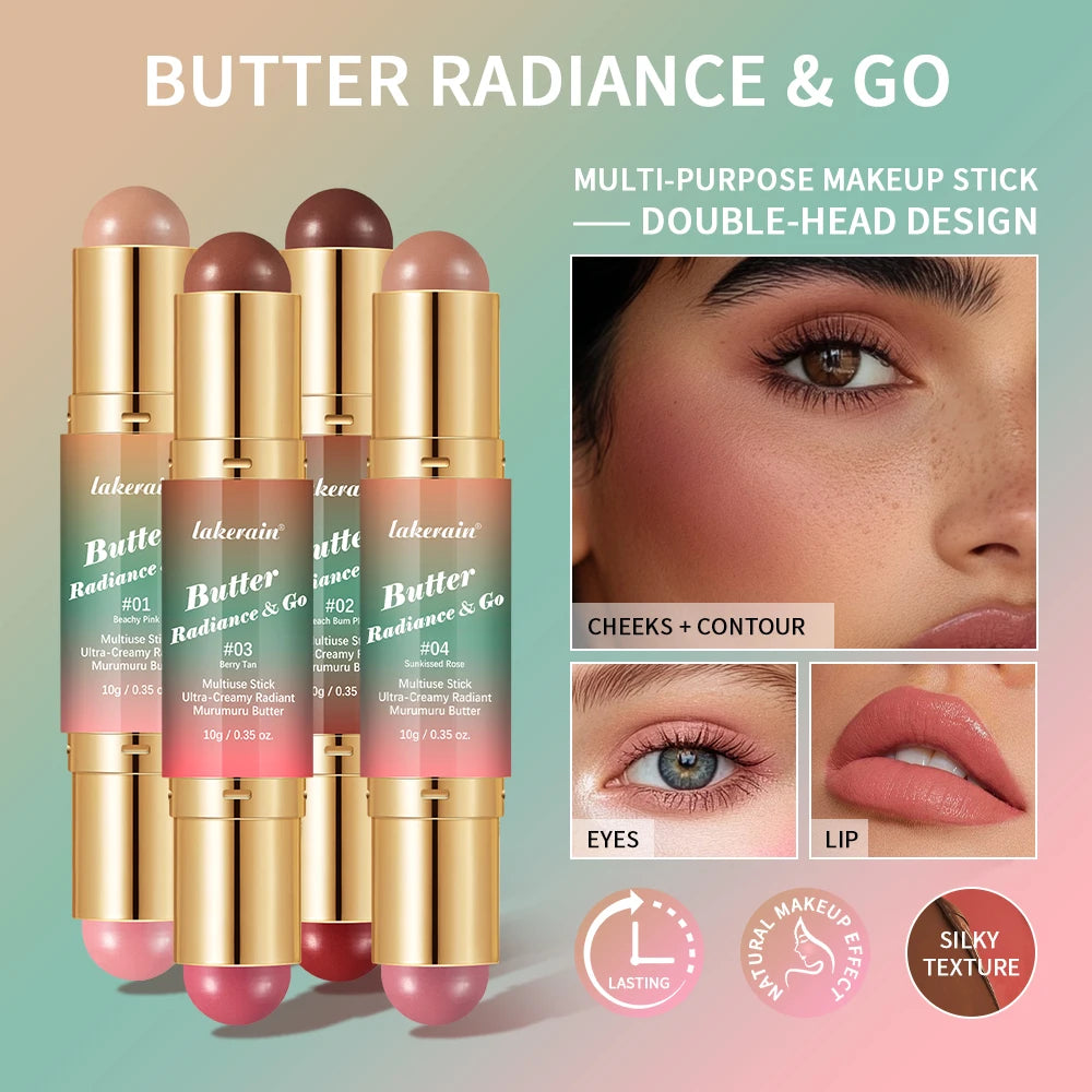 Ibcccndc Dual End Cream Blush And Bronzer Makeup Stick