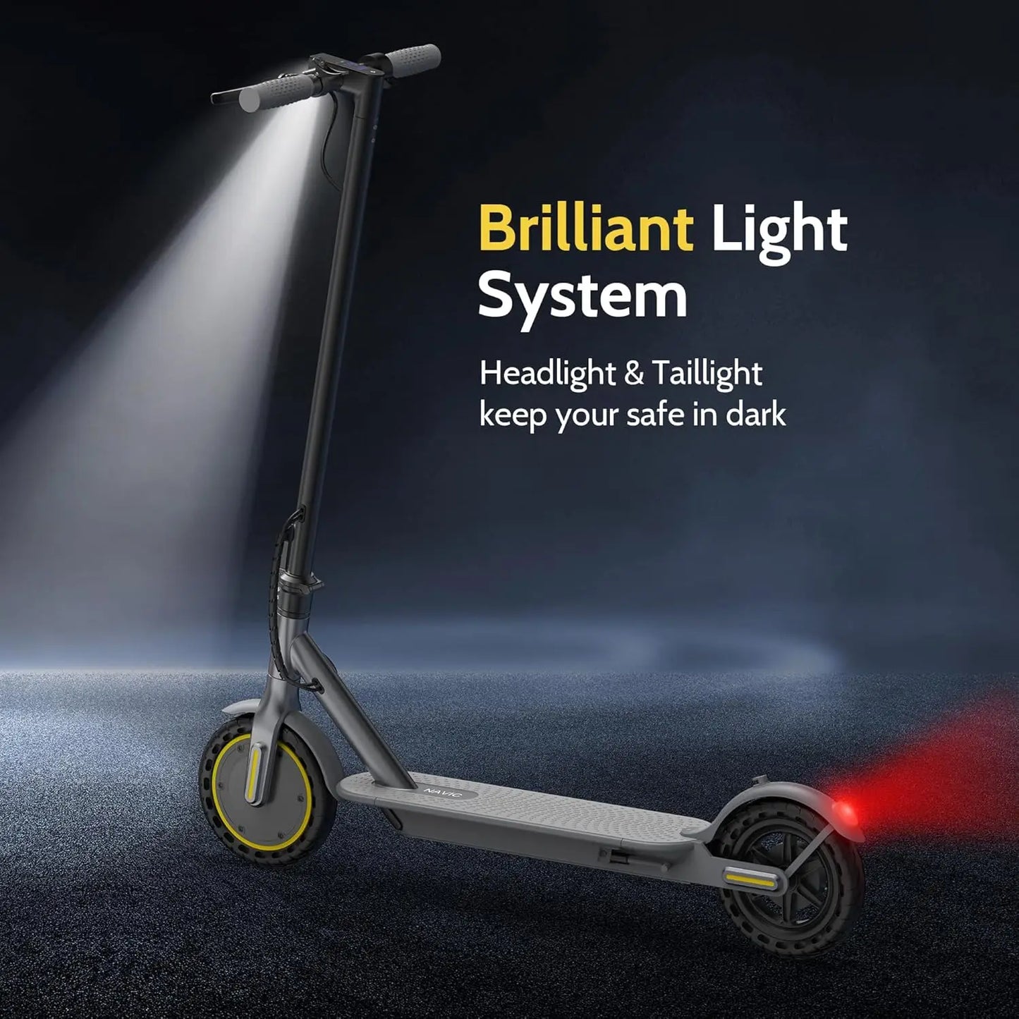 Aovopro T5 350W Foldable Electric Scooter 19Mph App 22Mile Range