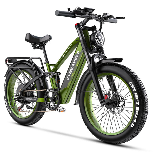 Cybervelo 5000W Fat Tire Electric Bike EK9 With 7Speed