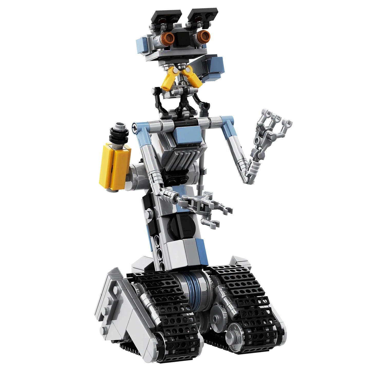 BuildMoc 5 Robot Building Blocks Set Military Model Toys