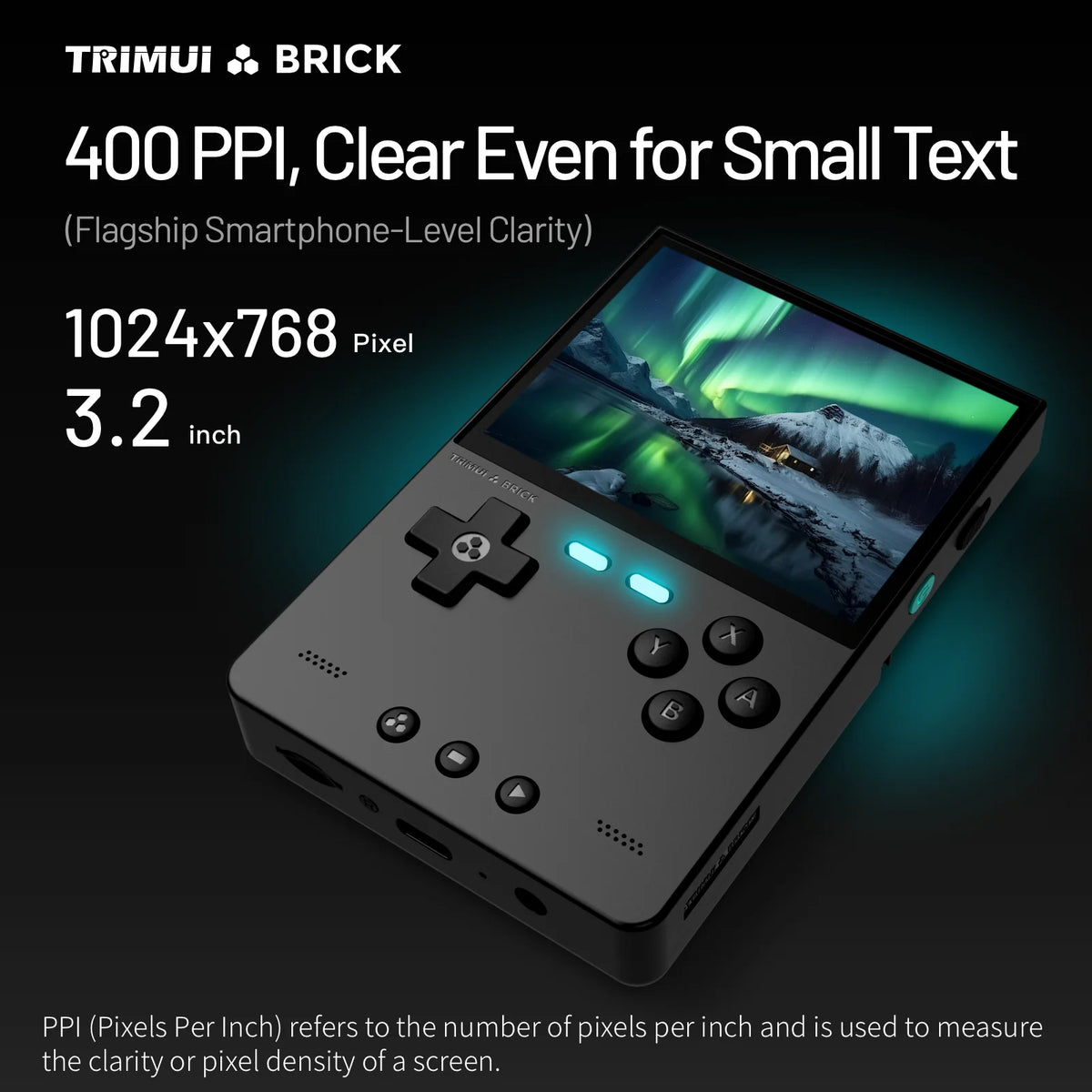 Trimui Brick Mini Retro Handheld Console Gaming Emulator