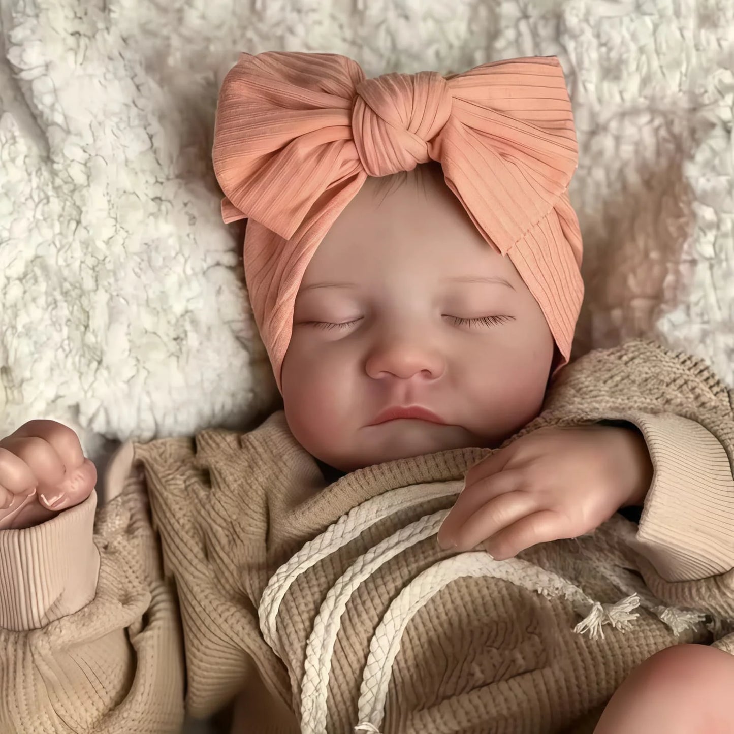 Risbecko Lifelike Reborn Doll Handmade With Vein Detail Vinyl Limbs