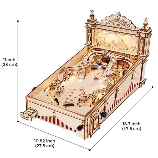 Robotime ROKR 3D Pinball Machine EG01 For Kids And Family
